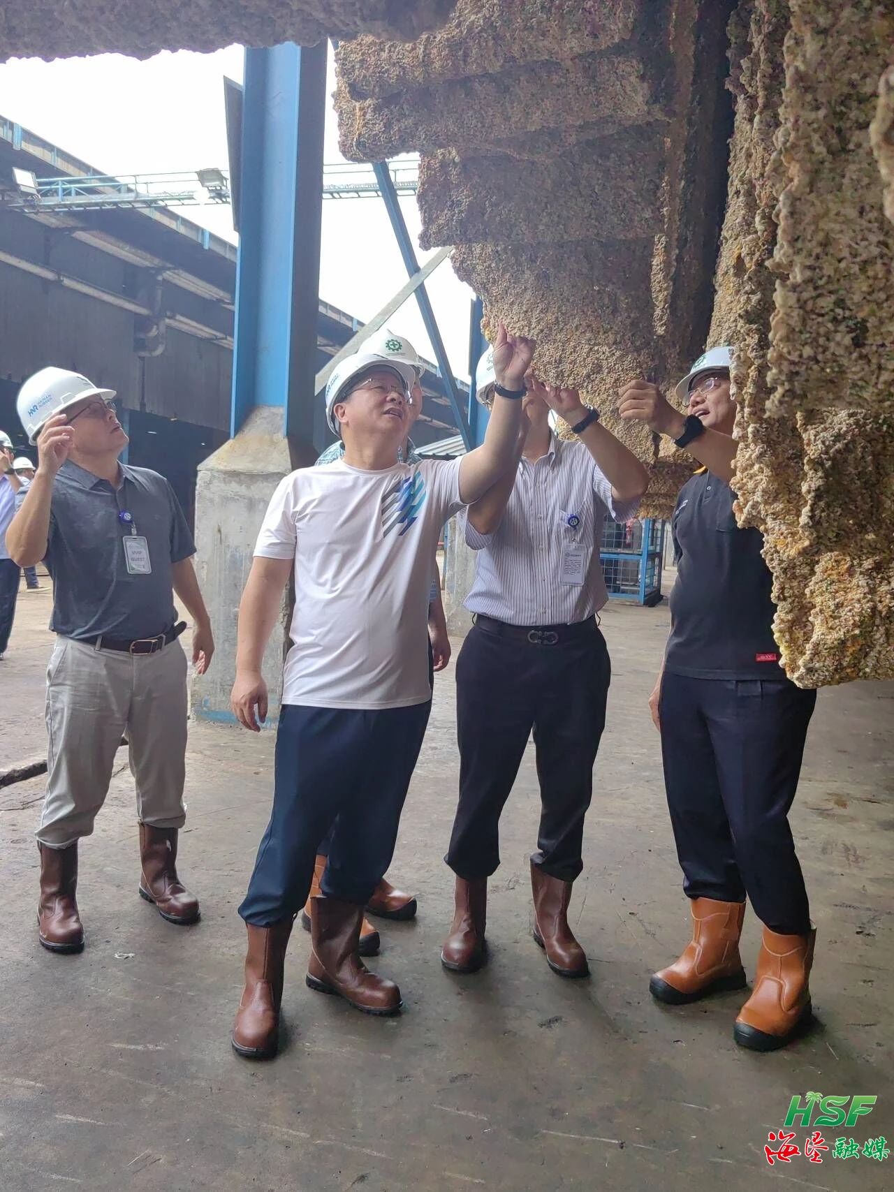 包洪文一行調(diào)研合盛農(nóng)業(yè)SGO加工廠。